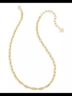 Kendra Scott
Bailey Chain Necklace in 14K Gold Plated EUC